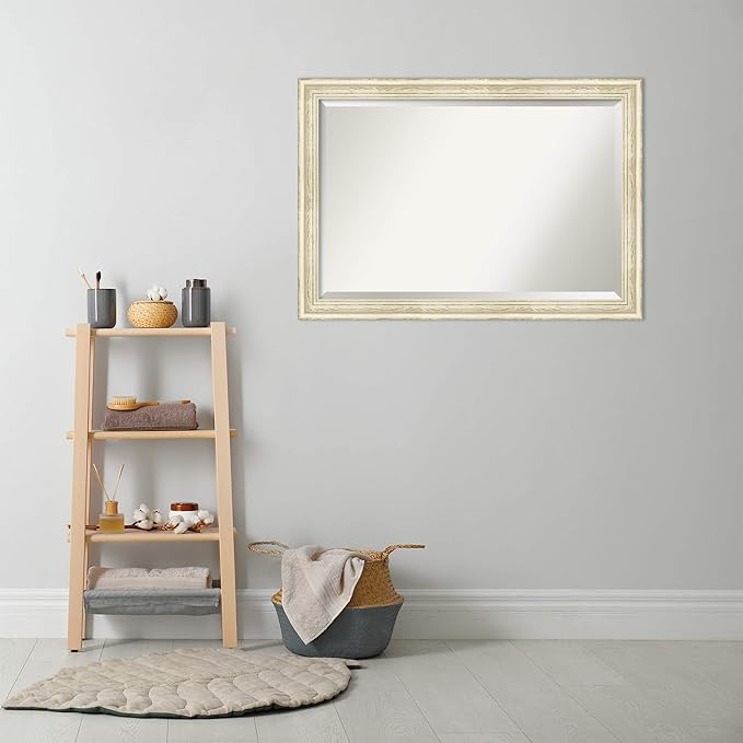 Amanti Art White Bathroom Mirror - Image 5