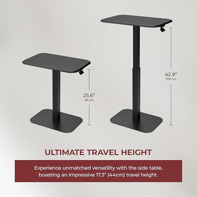 Ergohome™ ELEVANCE Table™ Height Adjustable Side Table - Image 3