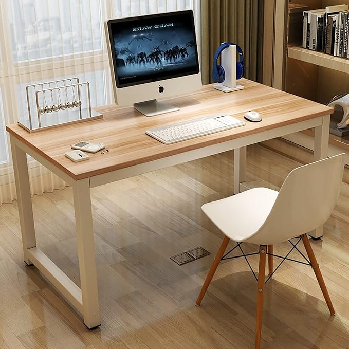 NSdirect Modern Computer Desk 63 Inch Large Office Desk, Writing Study Table - Image 4