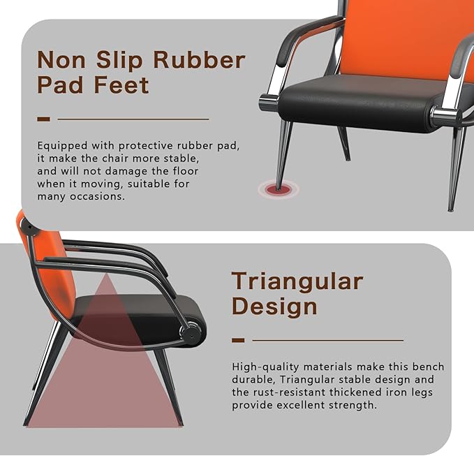 wonline 2Pcs Waiting Room Chair - Image 6