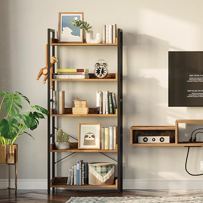 Rolanstar Bookshelf 5 Tier - Image 6