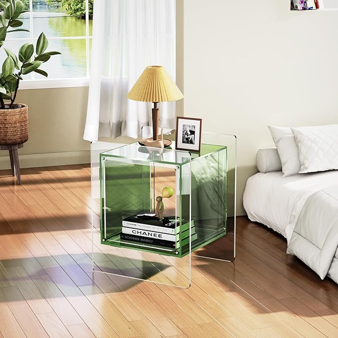 Acrylic Nightstand, Bedside Table - Image 5