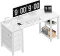 Lufeiya White Computer Desk by LUFEIYA