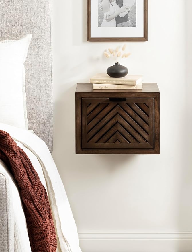 Kate and Laurel Mezzeta Modern Floating Shelf Side Table - Image 2
