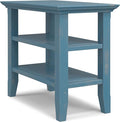 SIMPLIHOME Acadian 14-inch Wide Solid Wood Narrow End Table in Distressed by SimpliHome