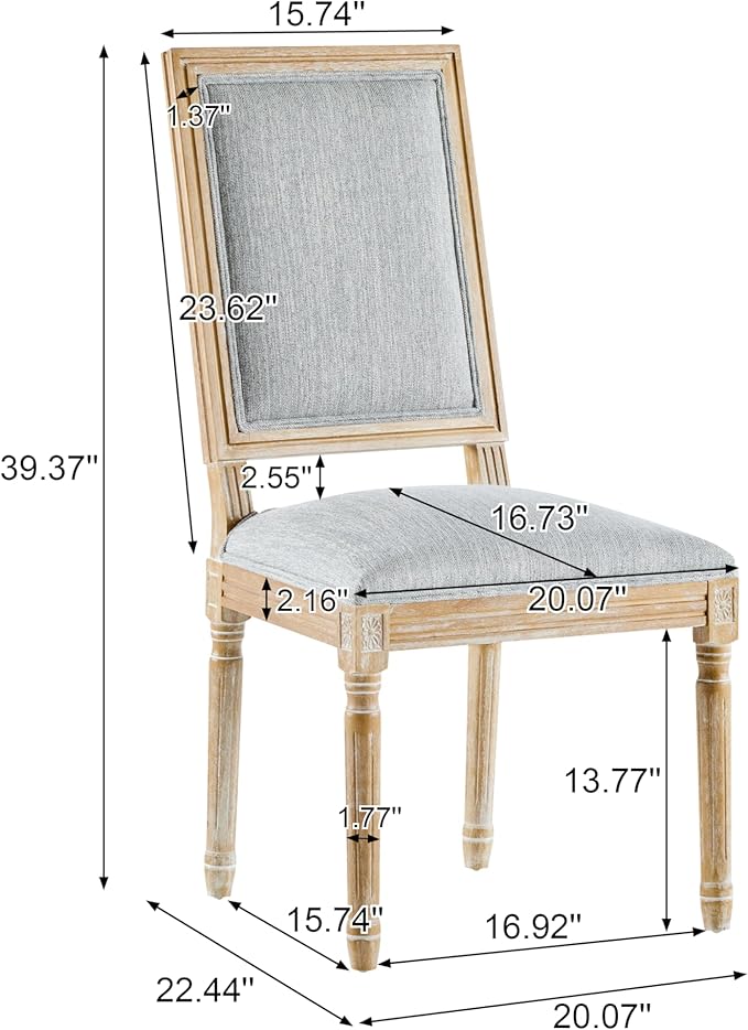 Christopher Knight Home Regina French Country Dining Chairs Set of 2, Wooden - Image 2