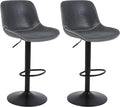 Bar Stools Set of 2, Swivel Counter Height Barstools by Ermnois