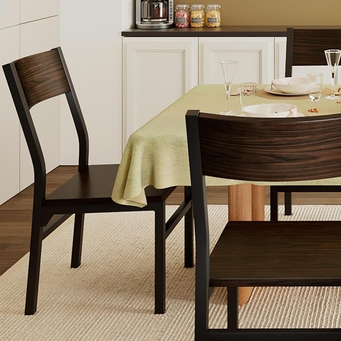 Feonase Dining Chairs Set of 6, Modern Kitchen Chairs - Image 3