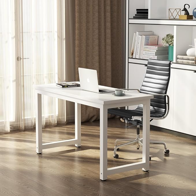Tribesigns Modern Simple Computer Desk, 47 inch Office Desk Computer Table - Image 4