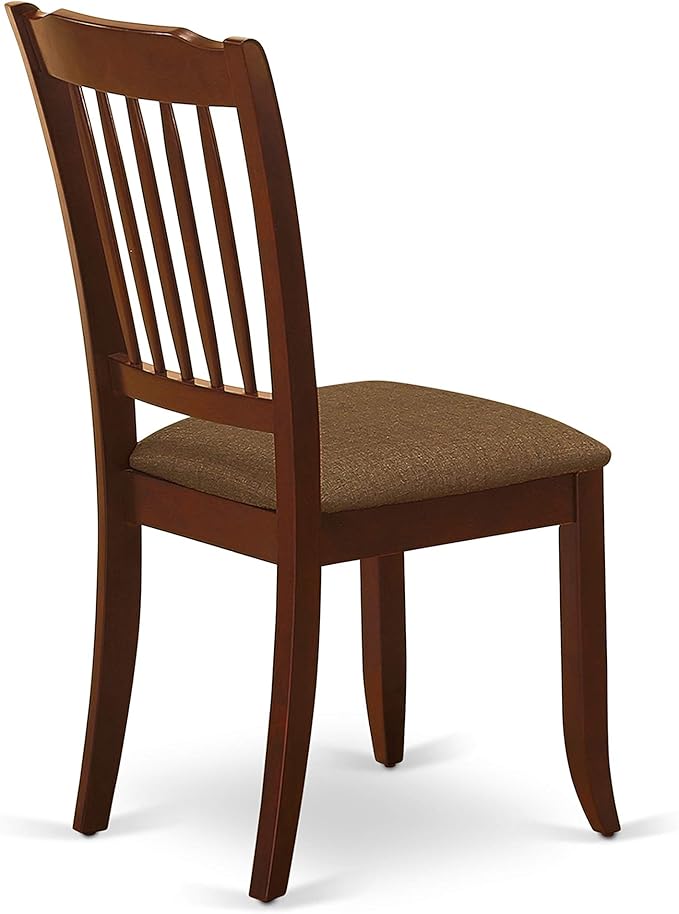 East West Furniture ESDA3-MAH-C 3 Piece Kitchen Table Set - Image 8