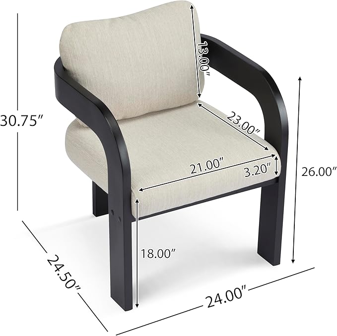 Christopher Knight Home Yorick Modern Dining Chair Set of 2 - Image 2