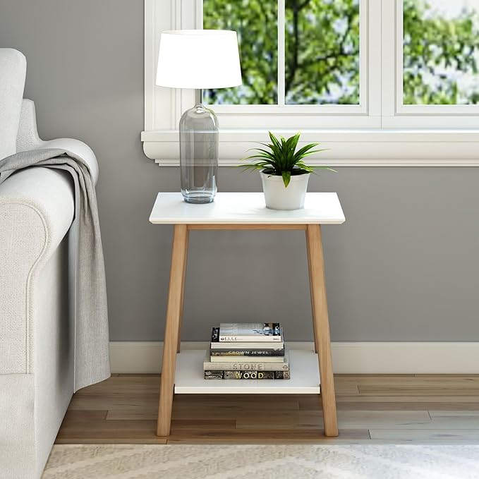 Plank+Beam Wooden Side Table - Image 2