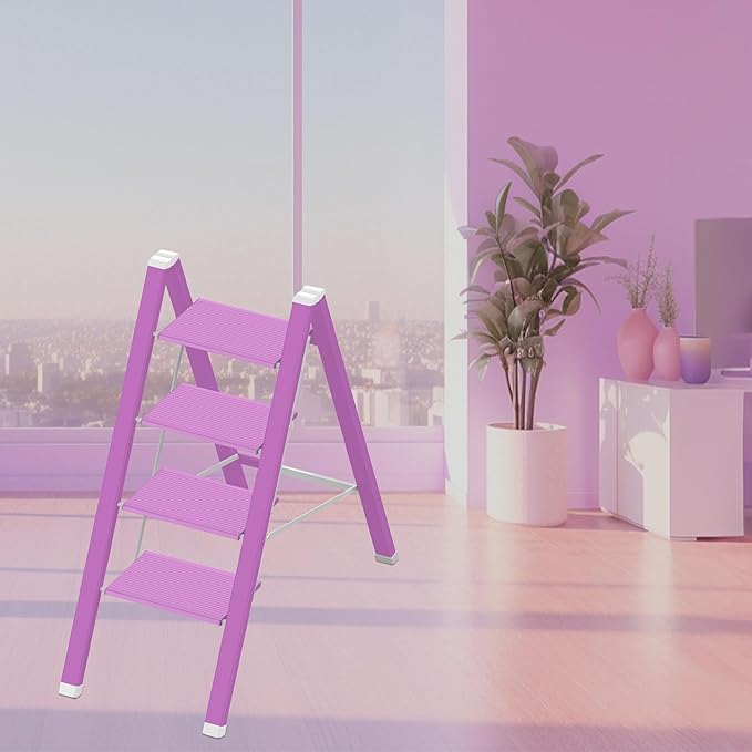 4 Step Lightweight Folding Ladder - Image 5