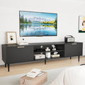 GarveeHome Black TV Stand, TV Stands by GarveeHome