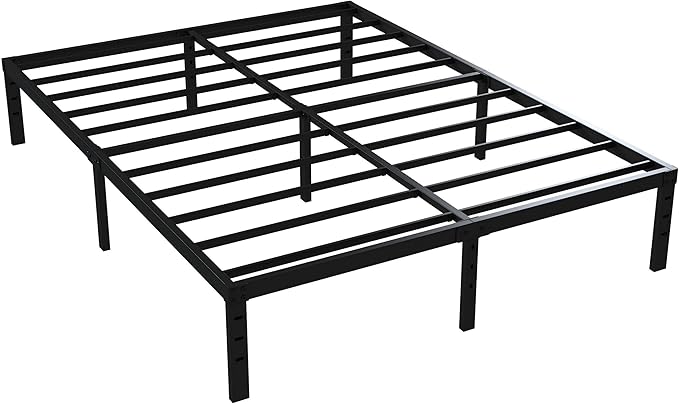 California King Metal Bed Frame, 14 Inch Heavy Duty Storage Platform Bed Frame - Image 9