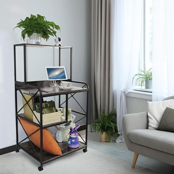 Printer Stand, 23 x 18 Inch Printer Table - Image 8