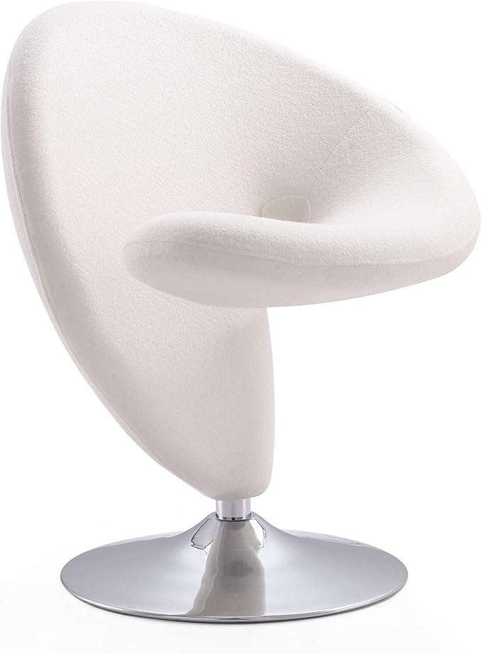 Manhattan Comfort Curl Swivel Accent Chair Set of 2 by ManhattanComfort
