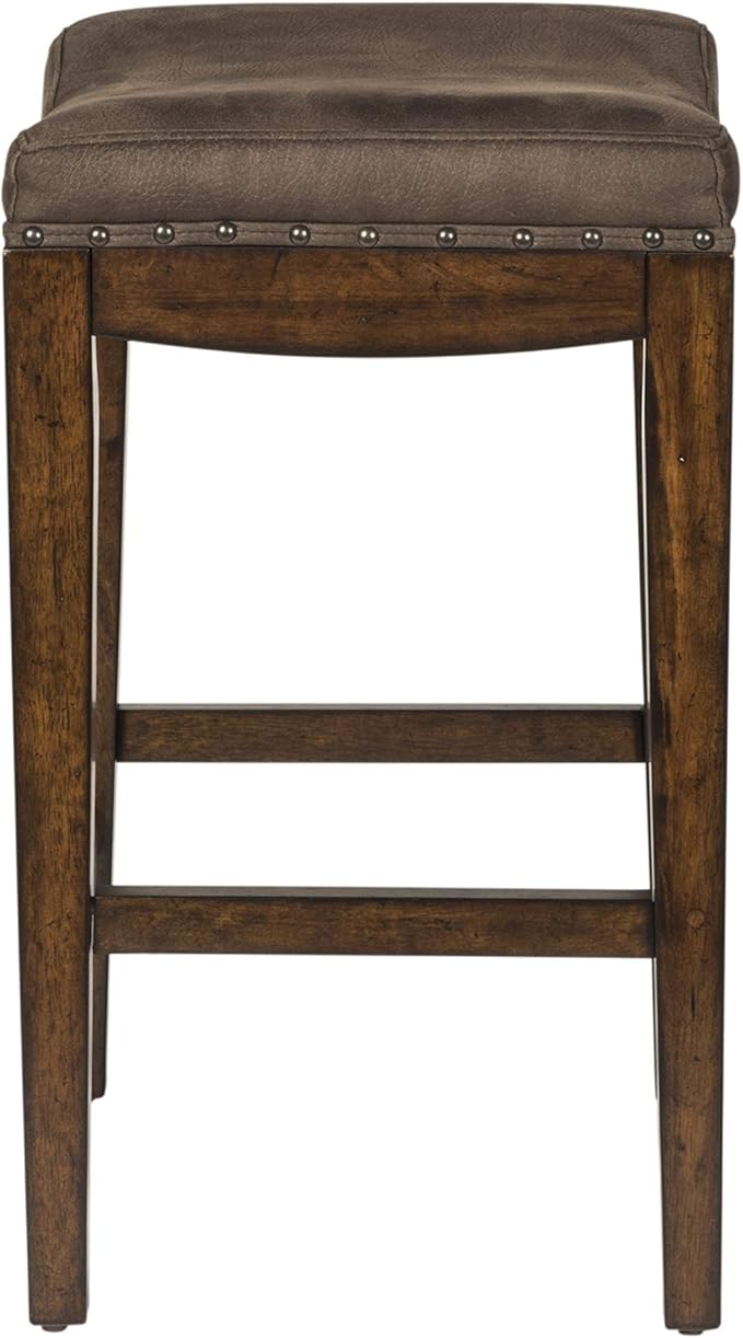 Liberty Furniture Industries Aspen Skies Uph Console Stool, W18 x D15 x H26 - Image 5
