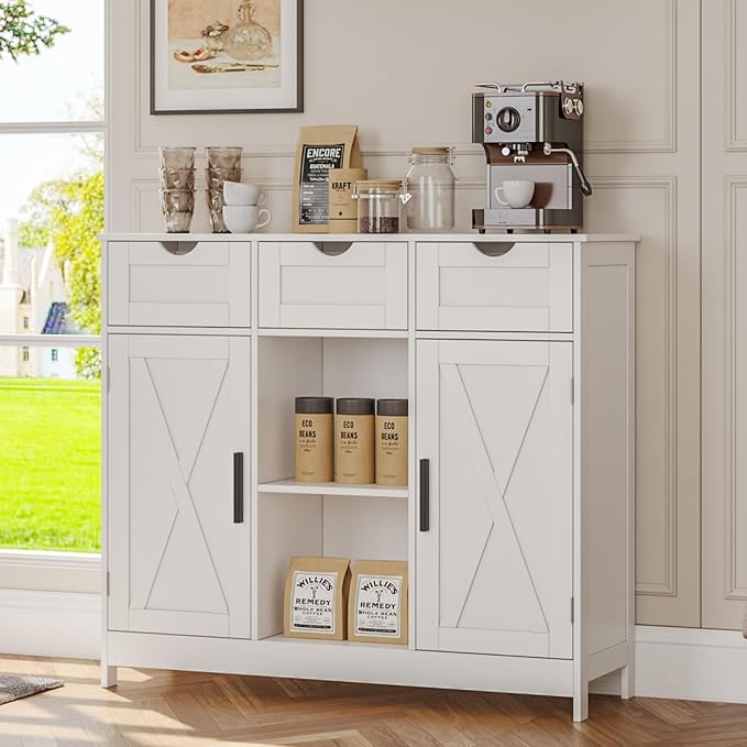 Storage Cabinet, Coffee Bar Cabinet - Image 6