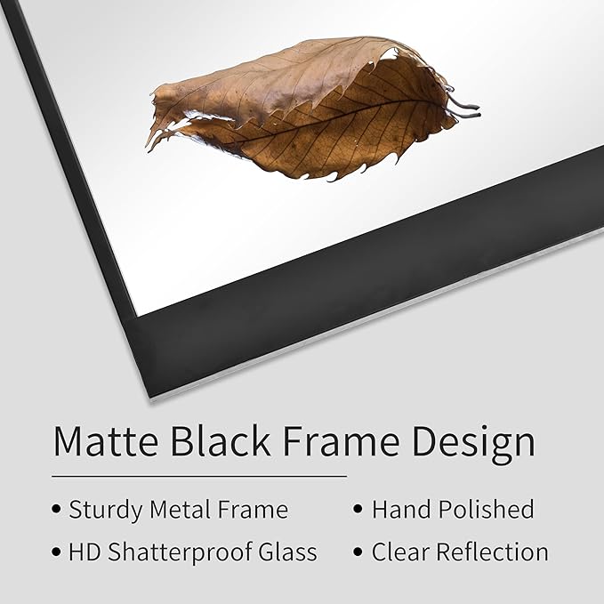 40x28 Inch Rectangle Bathroom Vanity Mirror - Image 4