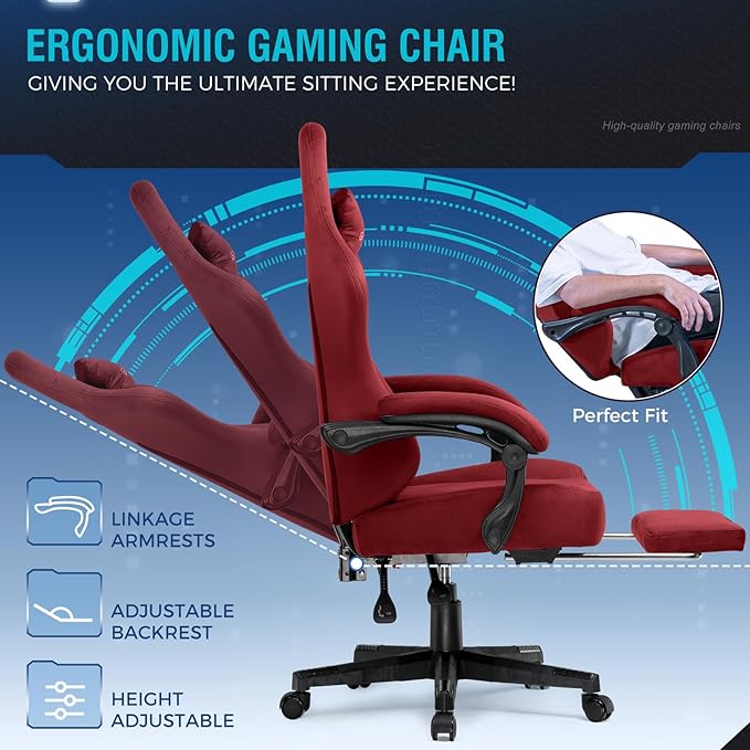 GTPLAYER Gaming Chair Fabric - Image 3