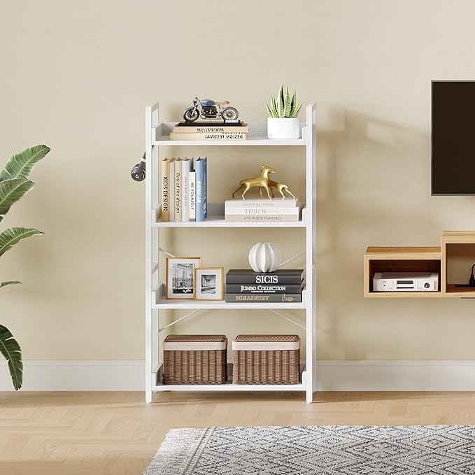 Rolanstar Bookshelf 4 Tier - Image 5