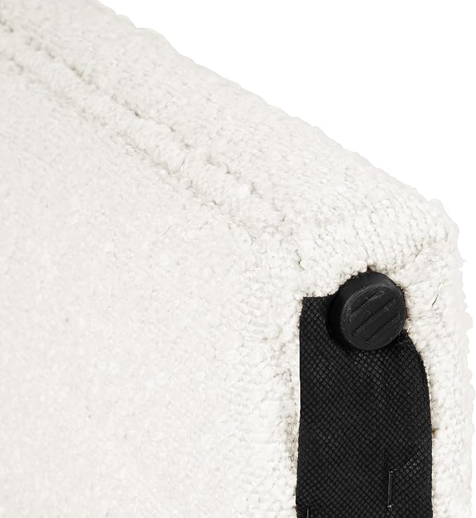 HomePop Modern Channel Tufted Ottoman Home Décor|Ottoman - Image 10