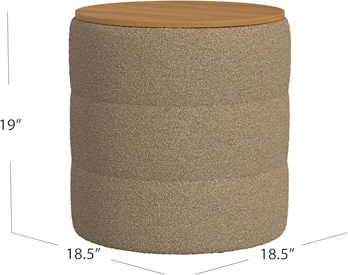 HomePop Channel Storage Ottoman - Image 3