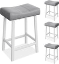 GarveeHome Counter Height Bar Stools Set of 4, 24 Inch Barstools by GarveeHome
