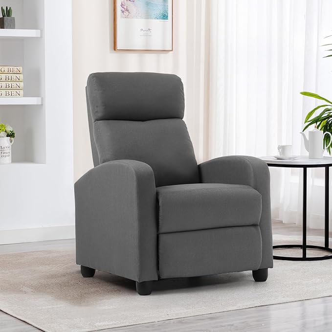 BestMassage | Recliner Chair | No Massage Function | Textile Grey | - Image 2