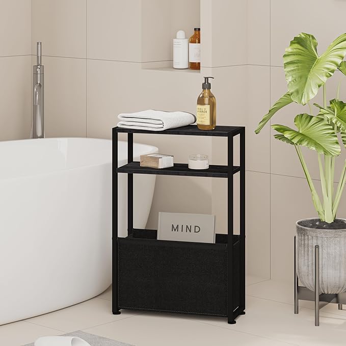 Black Side Table, Slim Side Table - Image 4