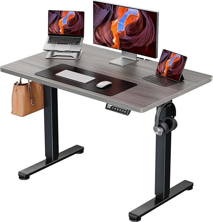 ErGear Small Height Adjustable Electric Standing Desk, 40 x 24 Inches Sit Stand by ErGear