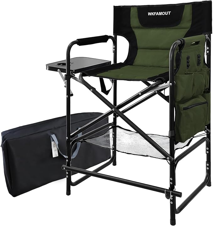 Tall Folding Directors Chair by WKFAMOUTCAMP