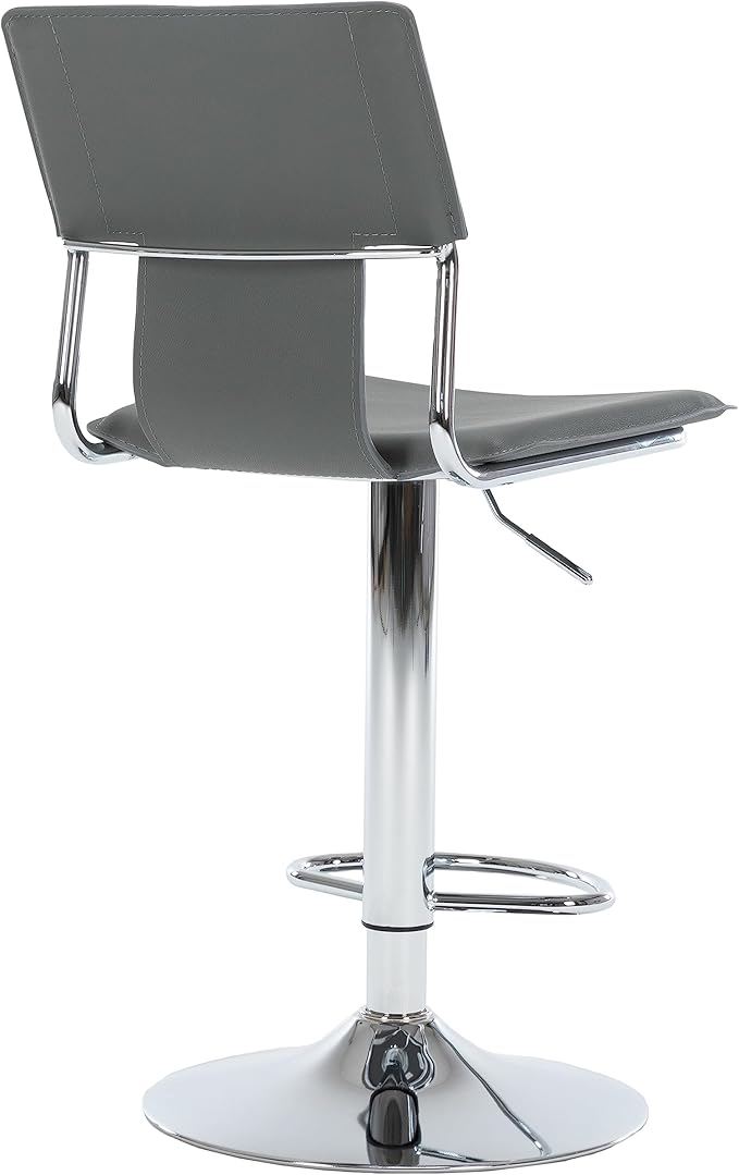 Sidanli Grey Bar Height Chairs, Swivel Barstools - Image 9