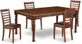 East West Furniture DOML5-MAH-LC 5 Piece Dining Room Furniture Set Includes a by EastWestFurniture