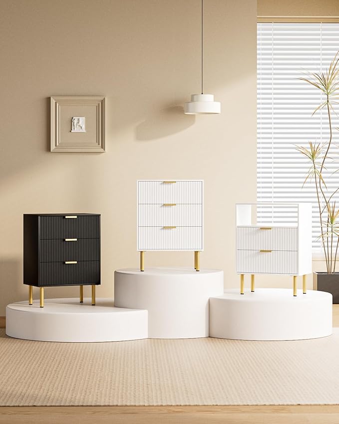 Night Stand, Tall Bedside Table - Image 9
