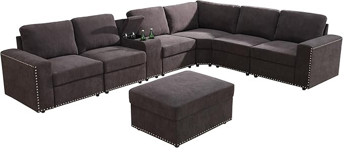 Sectional Couches for Living Room, Modular Sectional Sofa - Image 7