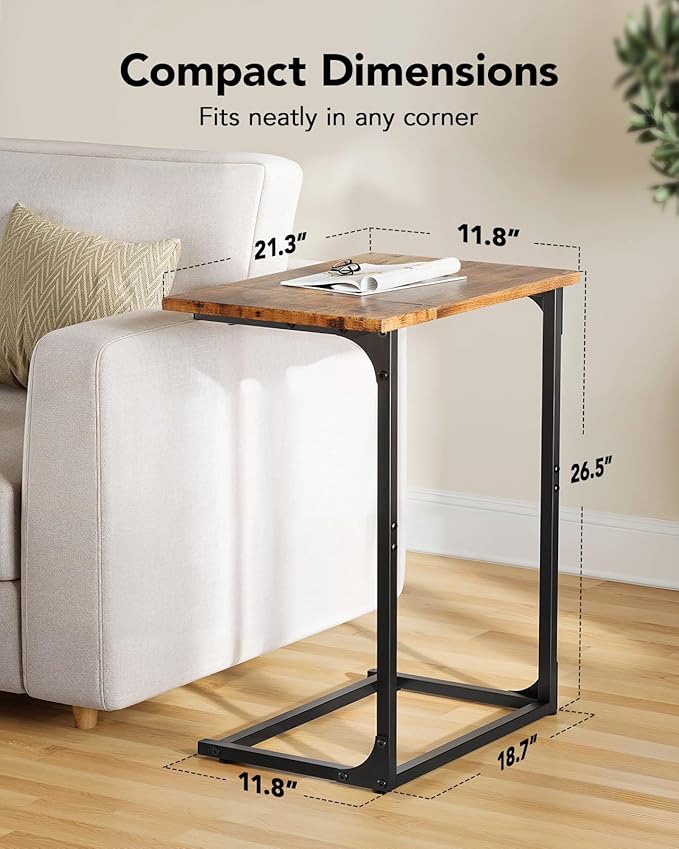 Pipishell C-Shaped Side Table, C-Table - Image 2