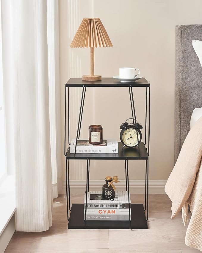 Tall Side Table, Small End Table, 29 inch High Accent Table, Bedside Table - Image 4