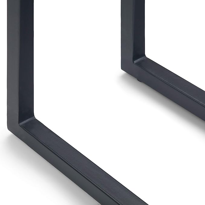 SIMPLIHOME Skyler 18-inch Wide Solid Mango/Metal Industrial C-Shaped End Table - Image 6