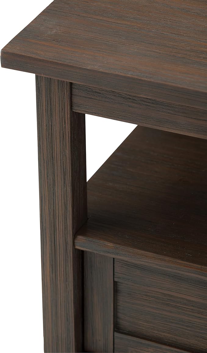SIMPLIHOME Warm Shaker SOLID WOOD 20 inch Wide Rectangle Transitional End Side - Image 8