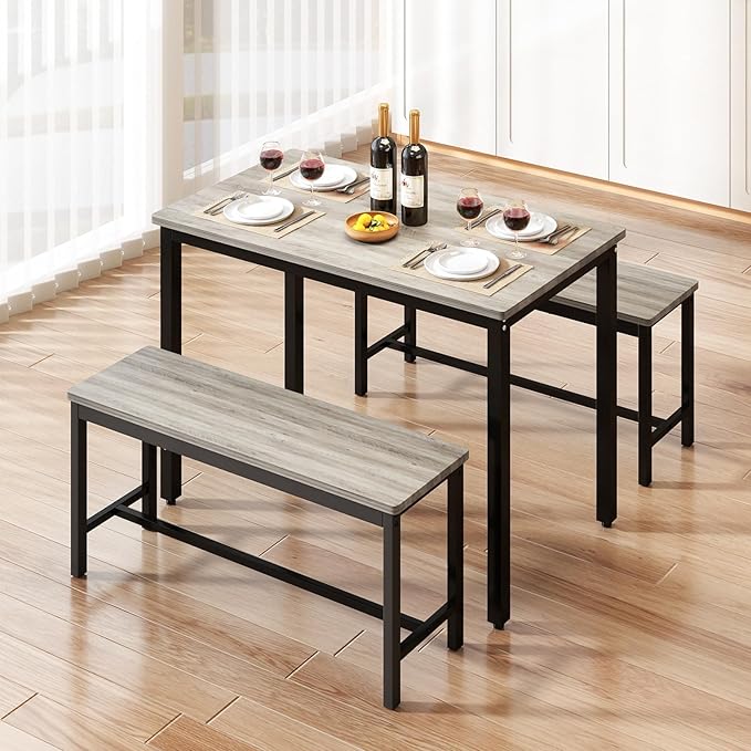 Rovibek Dining Room Table Chairs Set by Rovibek