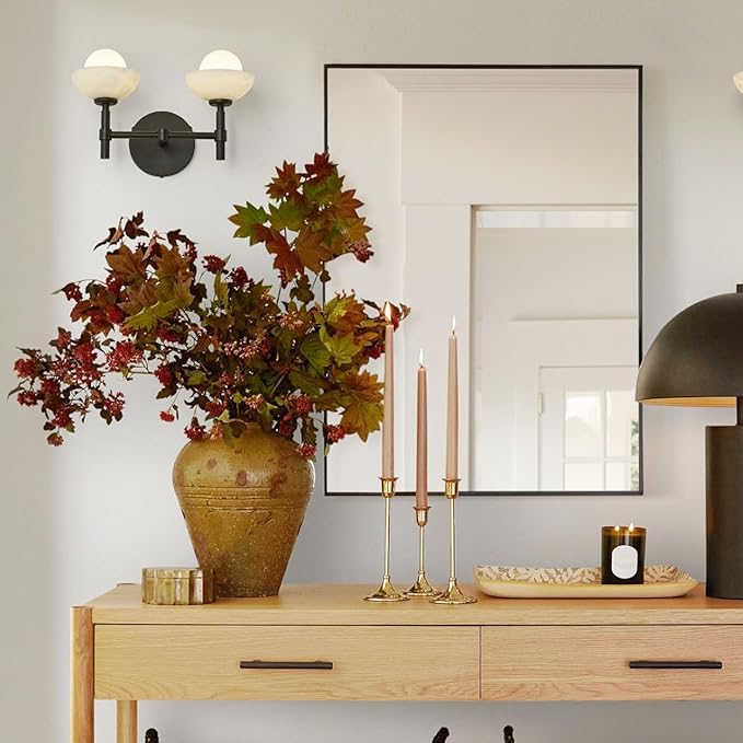 30x36 Inch Black Bathroom Mirror, Copper-Free Mirror, Aluminum Alloy Frame by LEDLUX