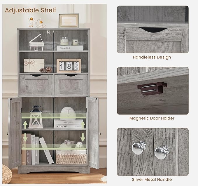 Iwell Tall Storage Cabinet - Image 8