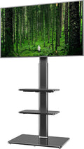 Universal Floor TV Stand with Mount by HEMUDU