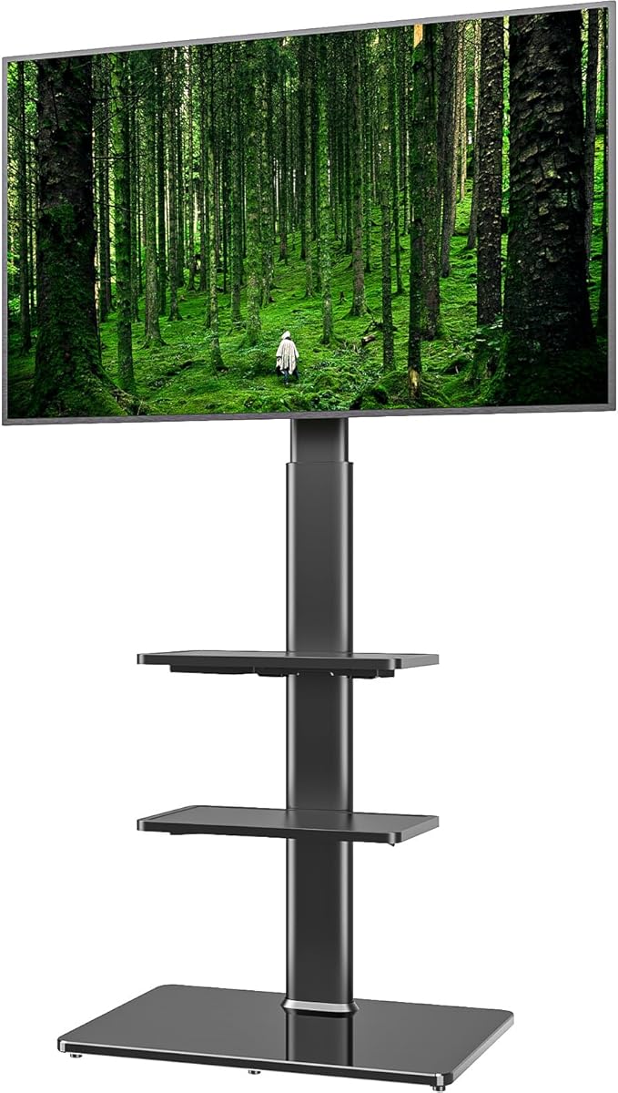 Universal Floor TV Stand with Mount by HEMUDU