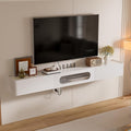 Floaticase Floating TV Stand, 78IN Fully Assembled Hign Gloss Wall Mounted TV by FloatiCasa