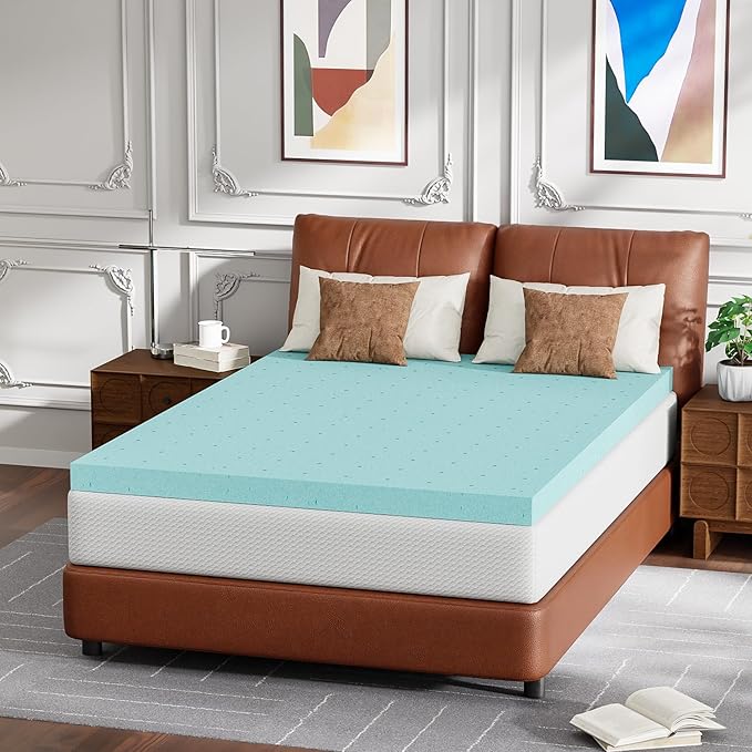 FDW | 8" Full Mattress + 3" Cooling Mattress Topper | Gel Memory Foam | Medium by FDW