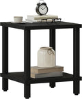 Large End Table Square Side Table Modern Sofa Table 20 Inch Industrial Coffee by MMEOLUOOK
