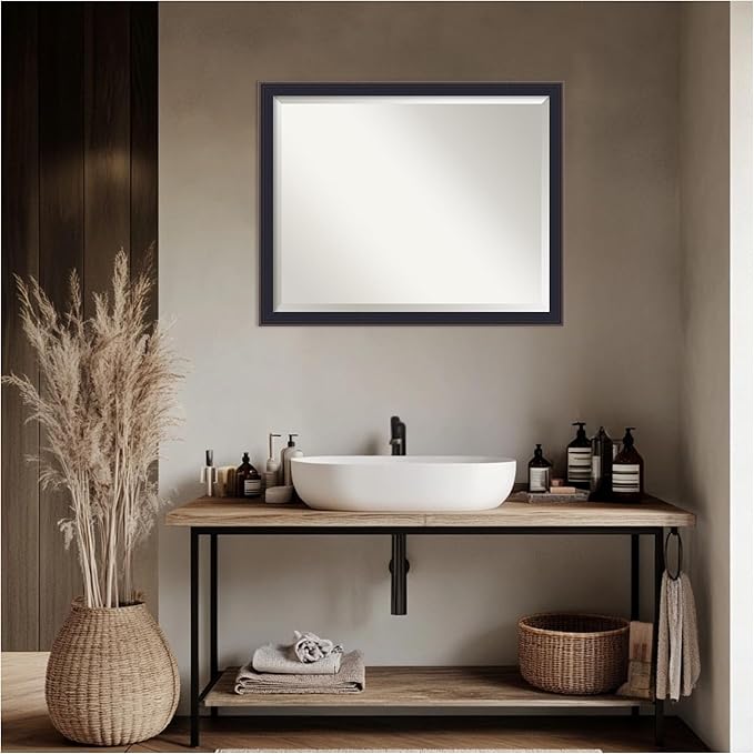 Amanti Art Black Bathroom Mirror - Image 7